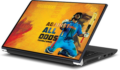 

ShopMantra Yuvraj Singh Against Odds Vinyl Laptop Decal 15.6