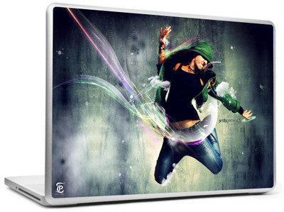 Print Shapes Jump Dance Vinyl Laptop Decal 15.6