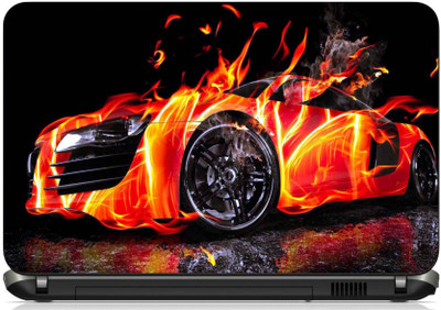 

Print Shapes Burning car Vinyl Laptop Decal 15.6