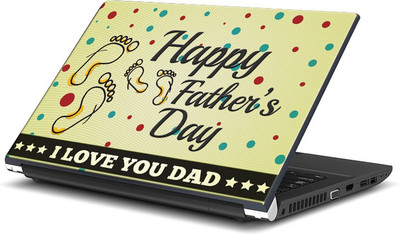 

ShopMantra Happy Father's Day -SMFP00002204 Vinyl Laptop Decal 15.6