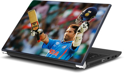 

Artifa Sachin Tendulkar Inspired Cricket Printed Vinyl Laptop Decal 15.6