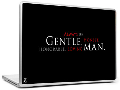 

Print Shapes Gentle man Vinyl Laptop Decal 15.6