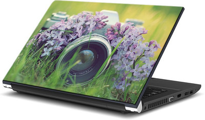 ezyPRNT Camera Hidden in Purple Flowers (15 to 15.6 inch) Vinyl Laptop Decal 15 available at flipkart for Rs.270
