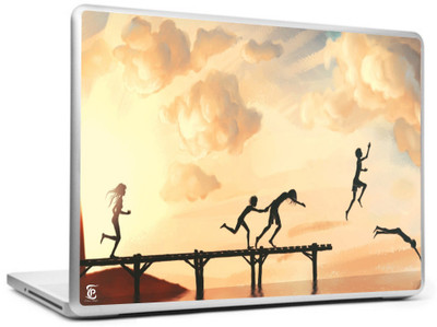 

Print Shapes kids lake artwork Vinyl Laptop Decal 15.6