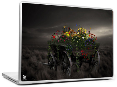 

Print Shapes Flower wagon Vinyl Laptop Decal 15.6