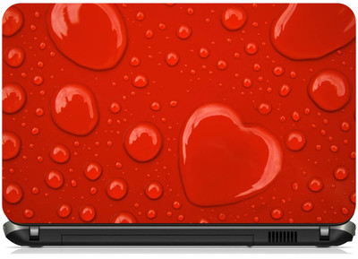 

Print Shapes Red Heart Drop Vinyl Laptop Decal 15.6