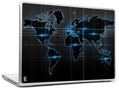 

Print Shapes 3d map Vinyl Laptop Decal 15.6