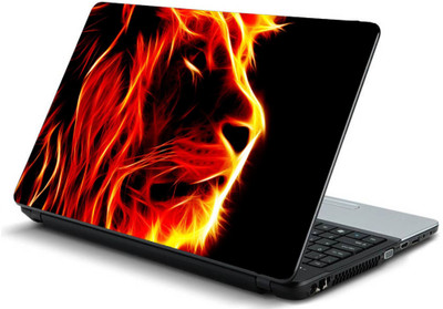 

Geek FLame Lion Art HQ Laminated Vinyl Laptop Decal 15.6