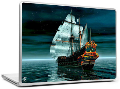 Print Shapes Ship Vinyl Laptop Decal 15.6