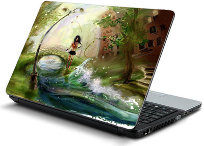 Psycho Art Parse Water Painting Vinyl Laptop Decal 15.6