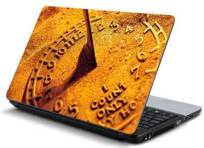 

Geek HOURS SUN SAND LIGHT LAPTOP SKIN WITH Laminated Vinyl Laptop Decal 15.6