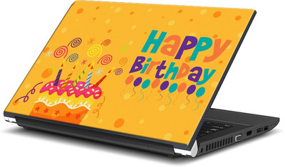 

ShopMantra Happy Birthday -SMFP00002246 Vinyl Laptop Decal 15.6