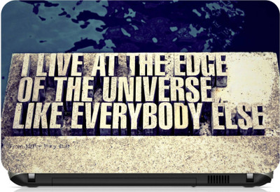 

Print Shapes I live at the edge quote Vinyl Laptop Decal 15.6