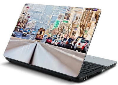 

Geek SAN FRANCISCO ROAD CARS TRAFFIC Laminated Vinyl Laptop Decal 15.6