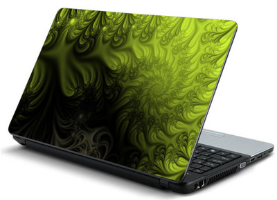 

Geek PATTERNS BLACK GREEN Laminated Vinyl Laptop Decal 15.6