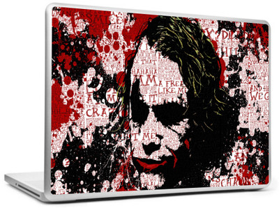 

Print Shapes Typo joker red Vinyl Laptop Decal 15.6