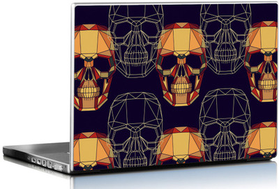 

Seven Rays Geometric Skull Art Vinyl Laptop Decal 15.6