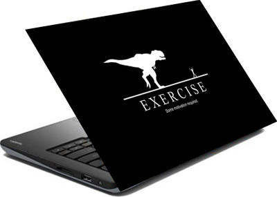 

hifex quote exercise vinyl Laptop Decal 15.6