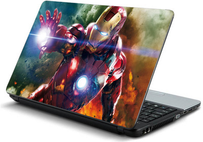 

Geek THE AVENGER IRON MAN IN BATTLE FIELD Laminated Vinyl Laptop Decal 15.6