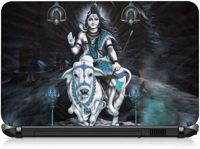

VI Collections LORD SHIVA IN RISHAB pvc Laptop Decal 15.6