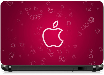 

Print Shapes Pink bg apple Vinyl Laptop Decal 15.6