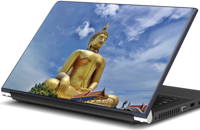 

Artifa Huge Buddha statue in temple Vinyl Laptop Decal 15.6