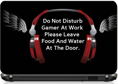 

Print Shapes Do not disturb quote Vinyl Laptop Decal 15.6