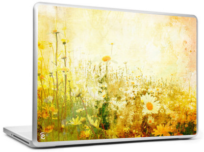

Print Shapes Painting of flowers in he frield wide Vinyl Laptop Decal 15.6