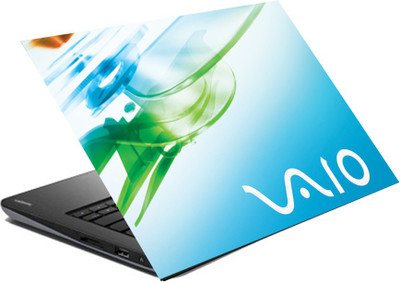 

hifex logo vaio green and blue vinyl Laptop Decal 15.6