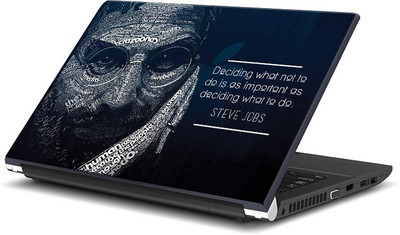 

ShopMantra Deciding What Not To Do Quote By Steve Jobs Vinyl Laptop Decal 15.6