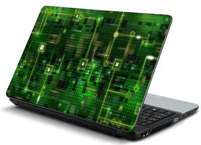 

Geek CHIP GRID BACKGROUND Laminated Vinyl Laptop Decal 15.6