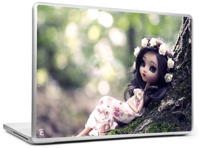 

Print Shapes Doll toy photo roses hair Vinyl Laptop Decal 15.6