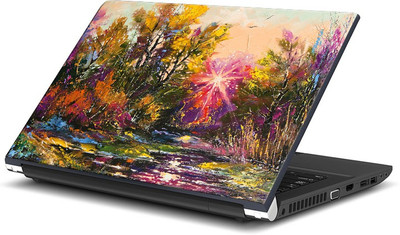 

ShopMantra Abstract Nature Digital Design Vinyl Laptop Decal 15.6