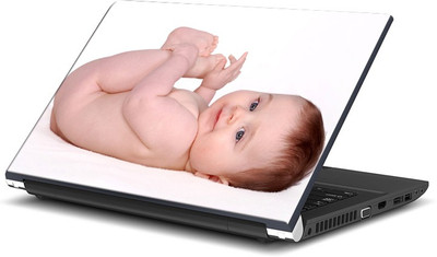 

ShopMantra Baby Playing with His Toes Vinyl Laptop Decal 15.6