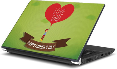 

ShopMantra Happy Father's Day -SMFP00002206 Vinyl Laptop Decal 15.6