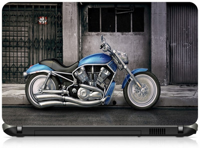

Box 18 Blue Sports Bike 2141 Vinyl Laptop Decal 15.6