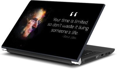 

ShopMantra Your Time Is Limited Quote By Steve Jobs Vinyl Laptop Decal 15.6