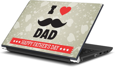 

ShopMantra Happy Father's Day -SMFP00002220 Vinyl Laptop Decal 15.6