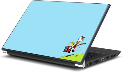 

Artifa Calvin and Hobbes riding Vinyl Laptop Decal 15.6