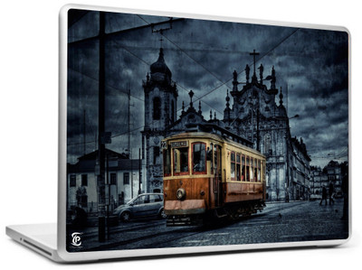 

Print Shapes Old train in the city Vinyl Laptop Decal 15.6