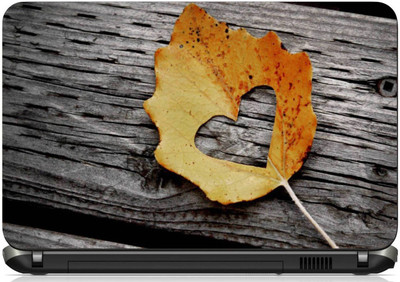 

Print Shapes Leaf Heart Vinyl Laptop Decal 15.6