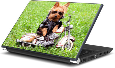 

Artifa Biker Dog Vinyl Laptop Decal 15.6