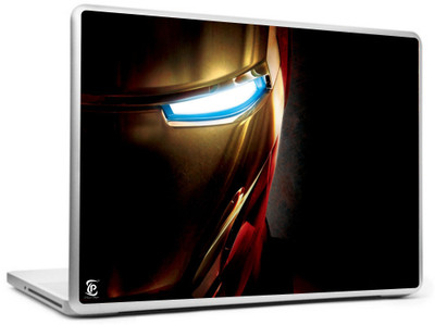 

Print Shapes Iron man half face Vinyl Laptop Decal 15.6