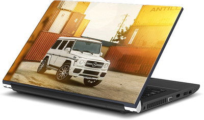 

ShopMantra White mercedes Vinyl Laptop Decal 15.6