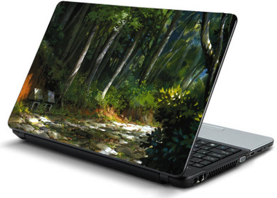 Psycho Art Jungle Painting Vinyl Laptop Decal 15.6