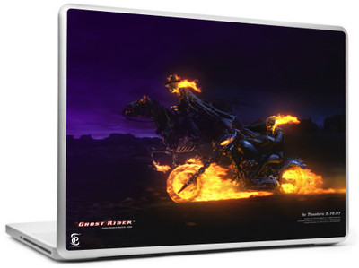 

Print Shapes Ghost rider with horse rider Vinyl Laptop Decal 15.6