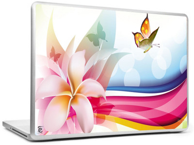 

Print Shapes Butterfly with flower Vinyl Laptop Decal 15.6
