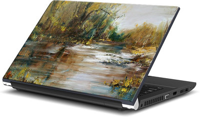 

ShopMantra Oil Paint Landscape Vinyl Laptop Decal 15.6