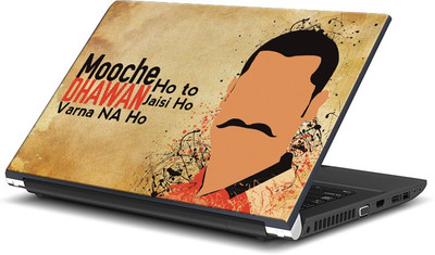 

ShopMantra Shikhar Dhwan Mooche Hoto dhawan Jasi ho Vinyl Laptop Decal 15.6