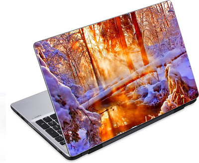 

ezyPRNT Winter Sunset Nature (14 to 14.9 inch) Vinyl Laptop Decal 14